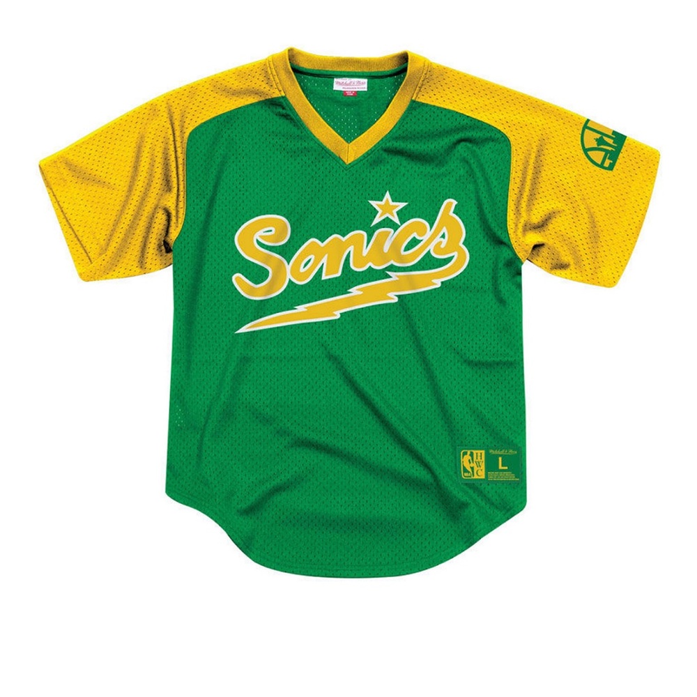 Seattle Supersonics Hardwood Classics V-Neck